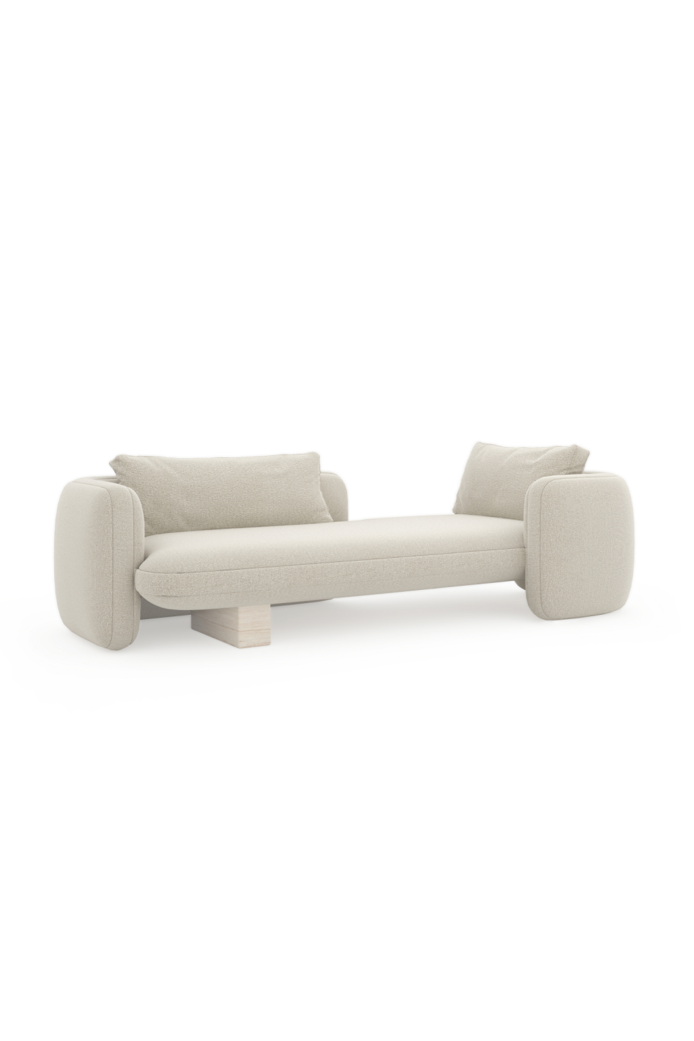 Sofa Overlap - White linen