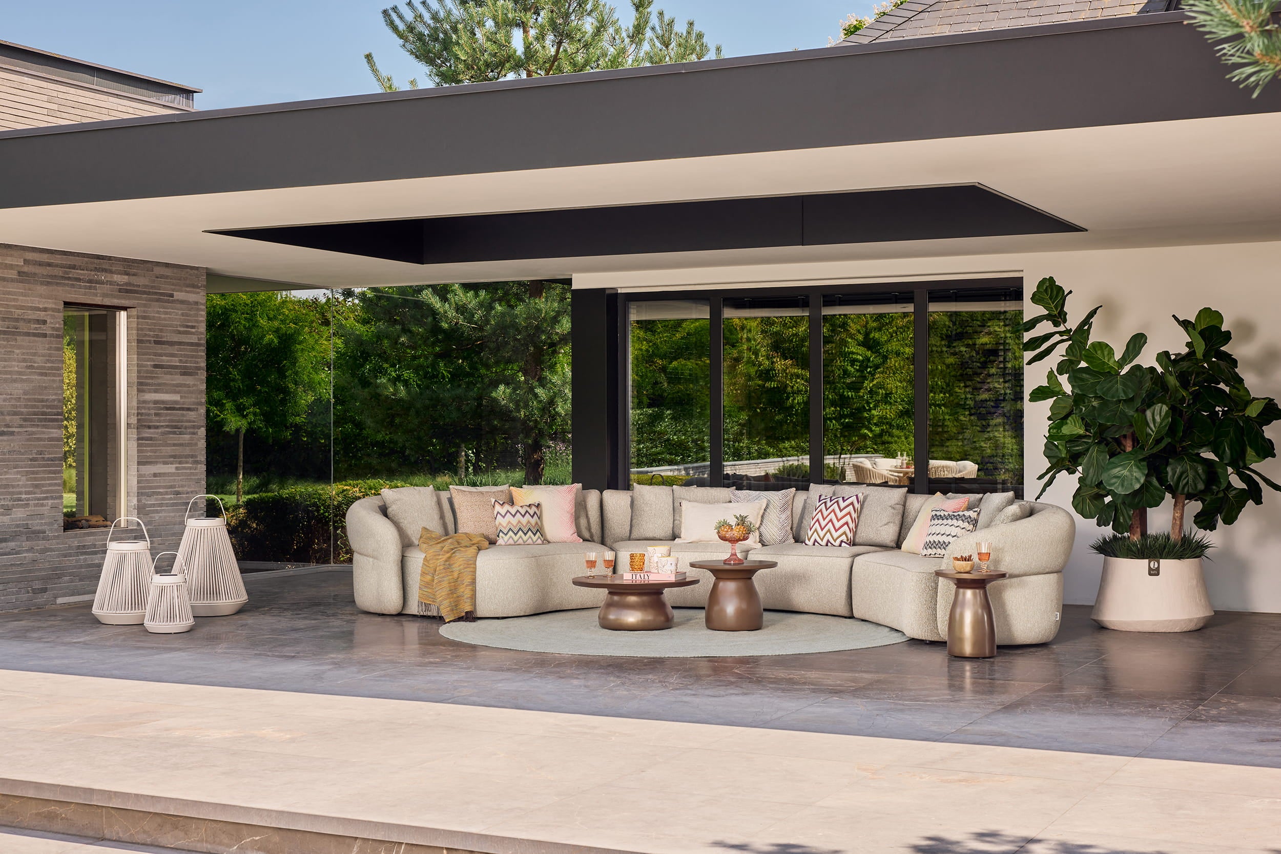 Salontafel Farzi - Ø80x31 - Bronze