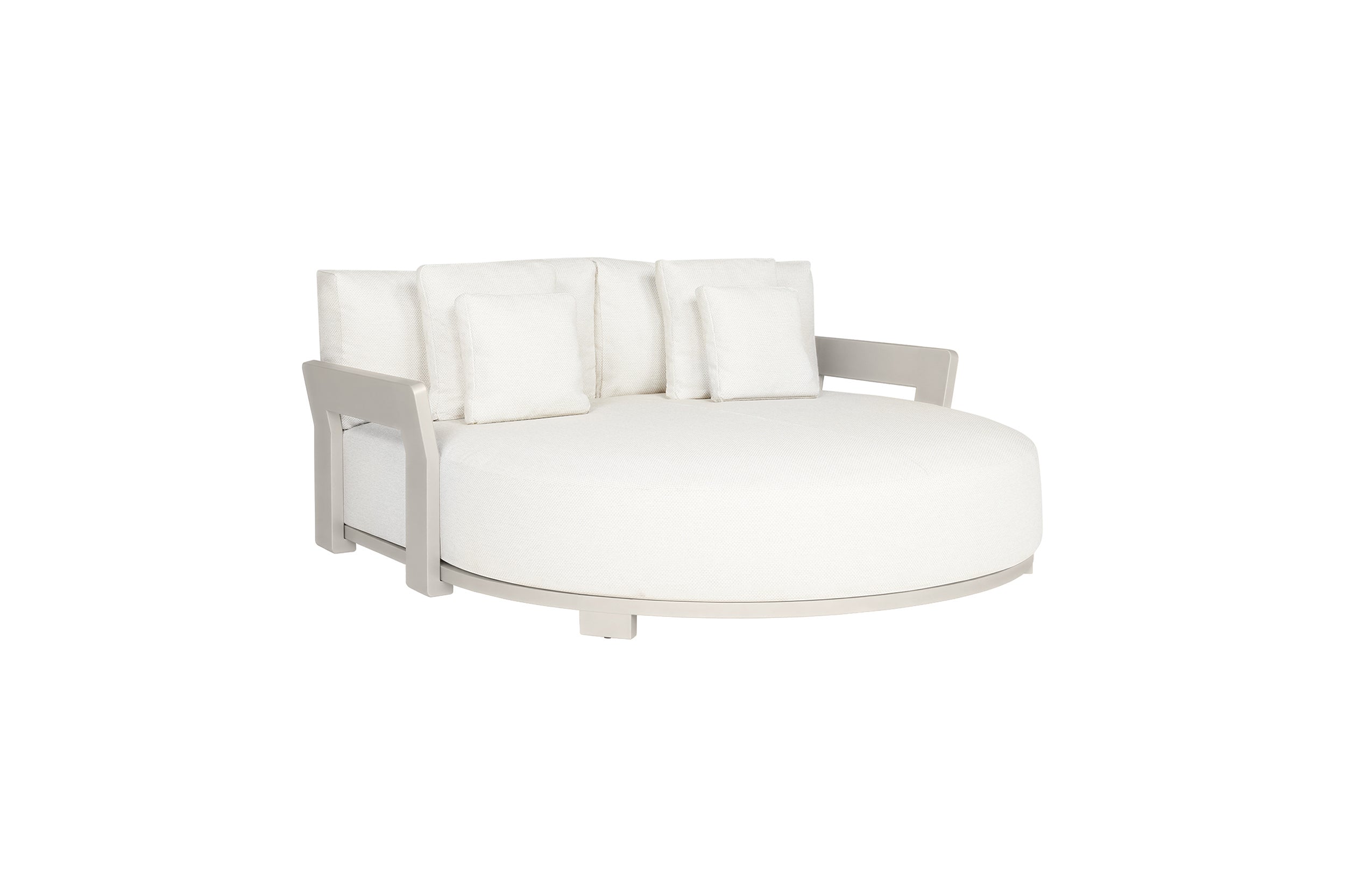 Daybed Vento - Champagne - Sheashell bouclé