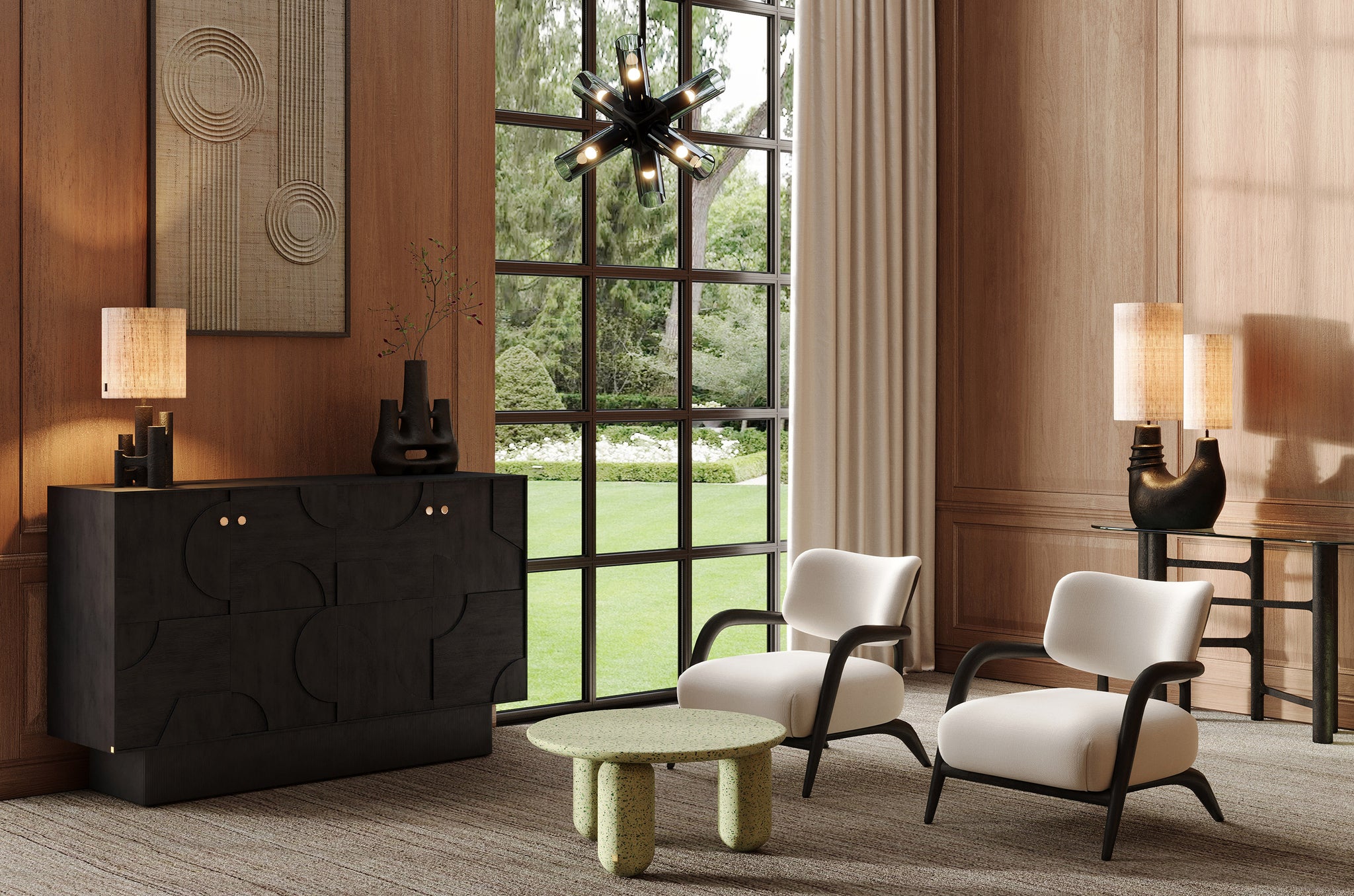 Dressoir Zulgo - Zwart