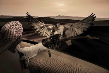 Foto Art - 'Arabian Hunt'