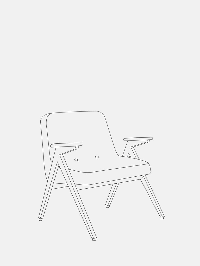 Fauteuil Bunny Velvet Sierra Donker Hout