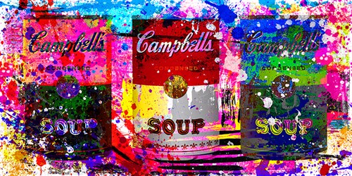 Foto Art - 'Colorful Cambells extravaganza'