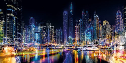 Foto Art - 'Dubai nights'