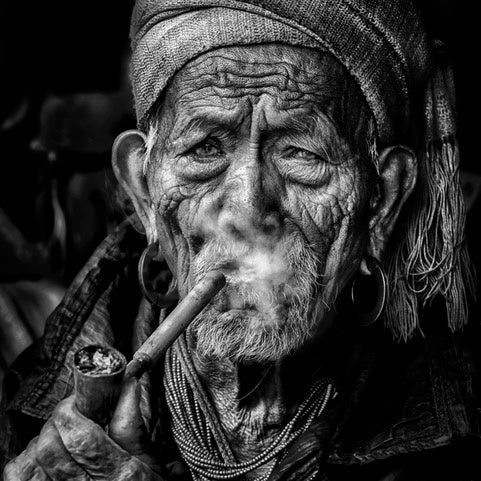 Elderly smoker