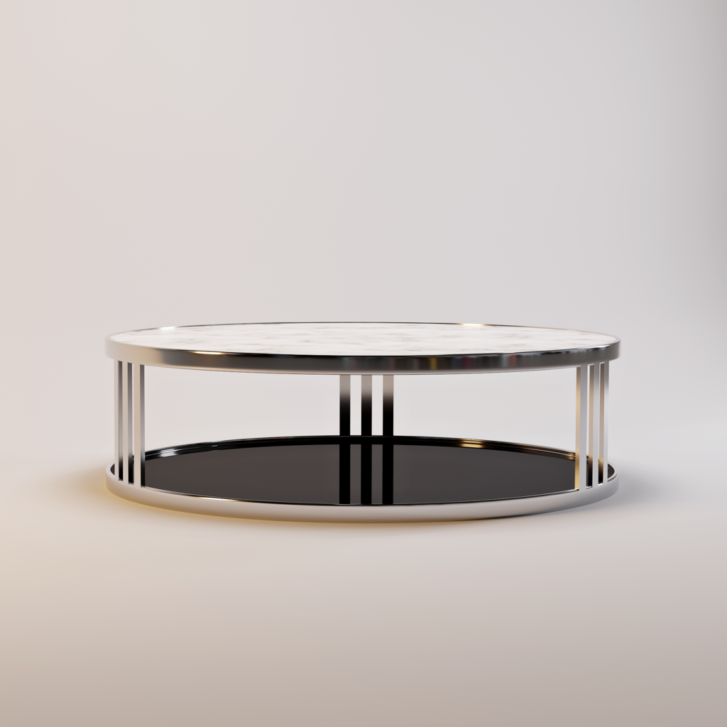FABRIO coffee table white marble