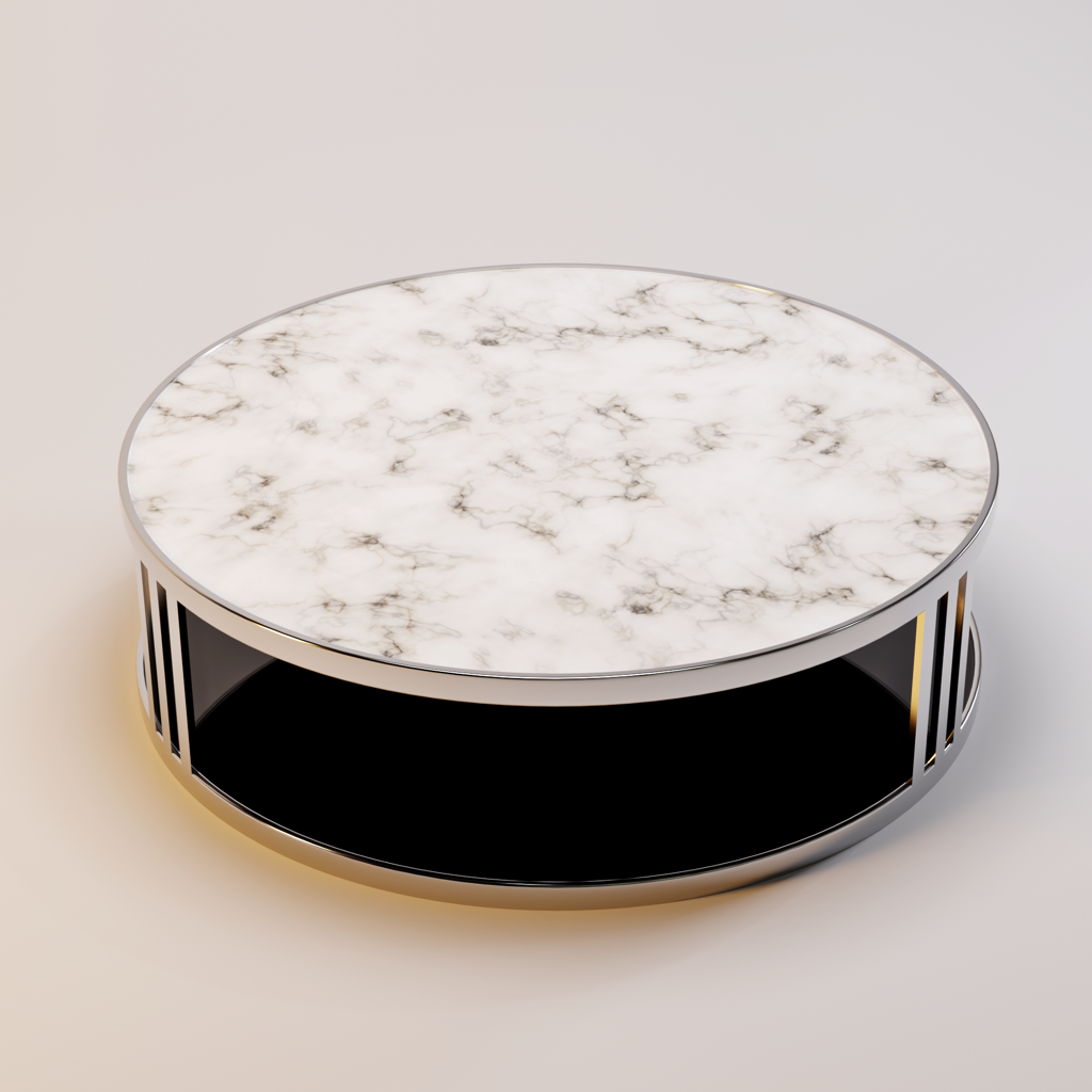 FABRIO coffee table white marble