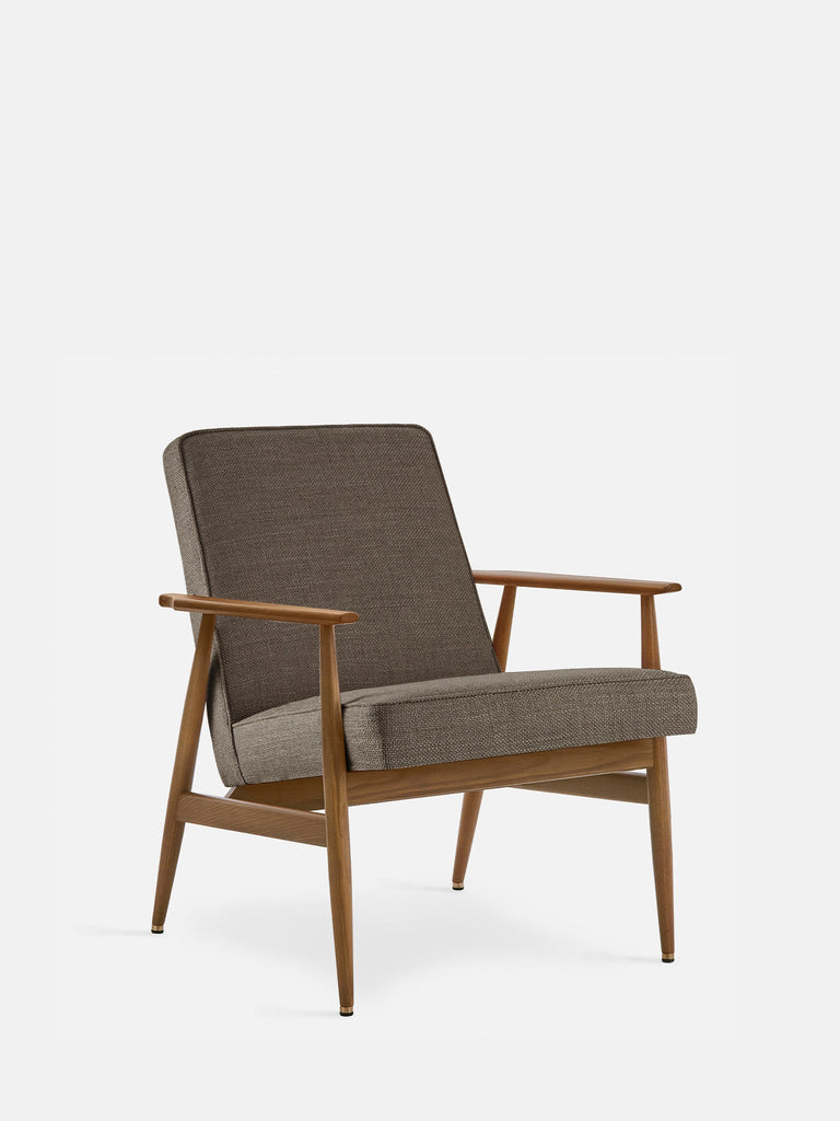Fauteuil Fox Coco Crème Donker Hout