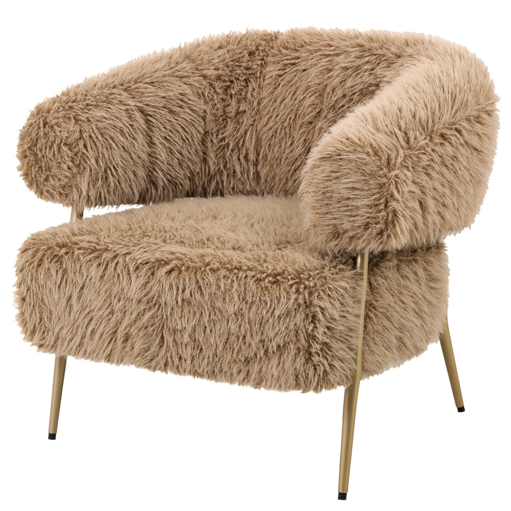 Fauteuil Hair - Bruin