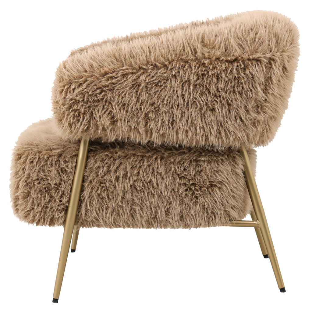 Fauteuil Hair - Bruin