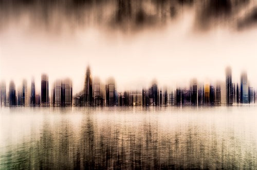 Foto Art - 'Hongkong skyline from Kowloon'