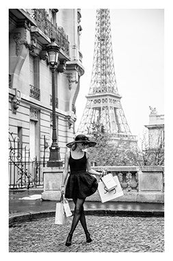 Foto Art - 'Josefine Lywinge Paris shopping'