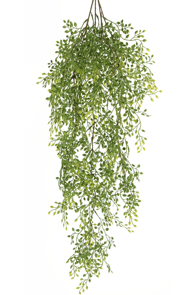 Kunst hangplant met mini zaadjes van 85 cm.