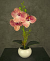 Kunst Orchidee 28 cm roze in pot