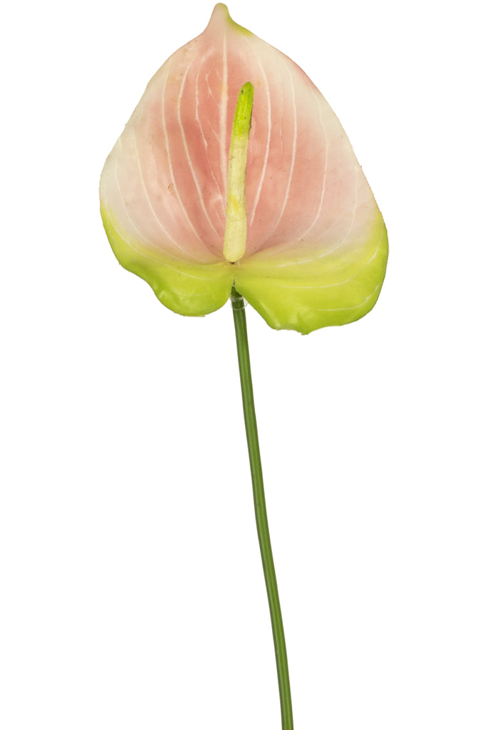 Kunstbloem Anthurium 65 cm roze