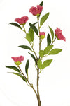 Kunstbloem Cammellia 80 cm roze