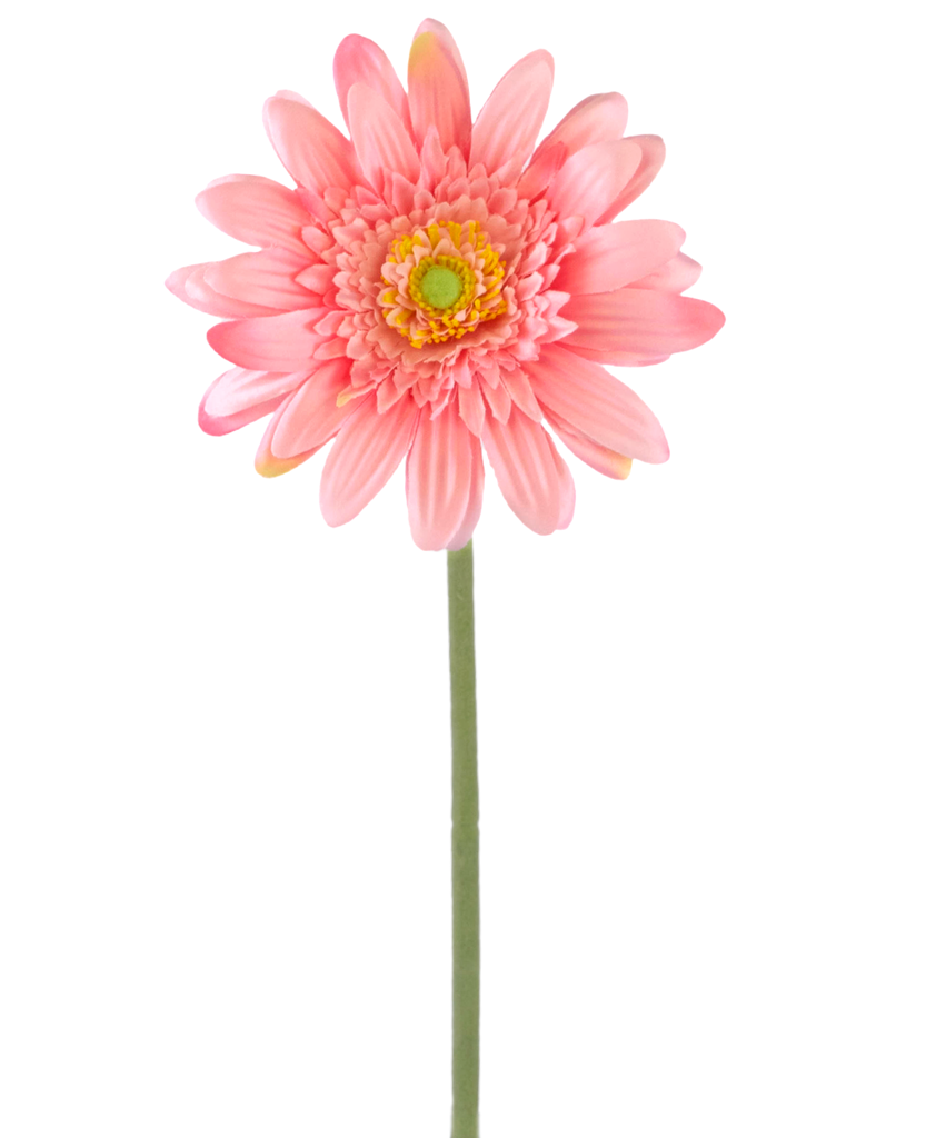 Kunstbloem Gerbera 53 cm roze