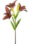 Kunstbloem Martagon Lelie 78 cm paars - Artificial flower Martagon Lily 78 cm purple