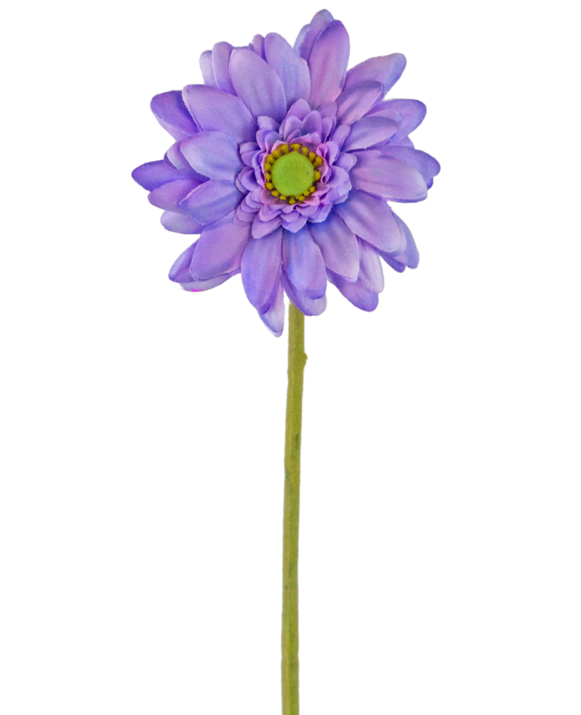 Kunstbloem mini Gerbera 47 cm lila