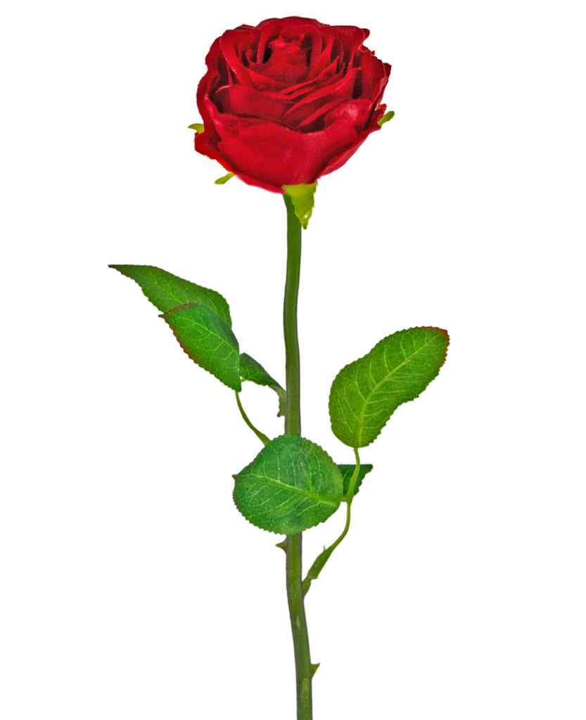 Kunstbloem Roos Klassiek 54 cm rood