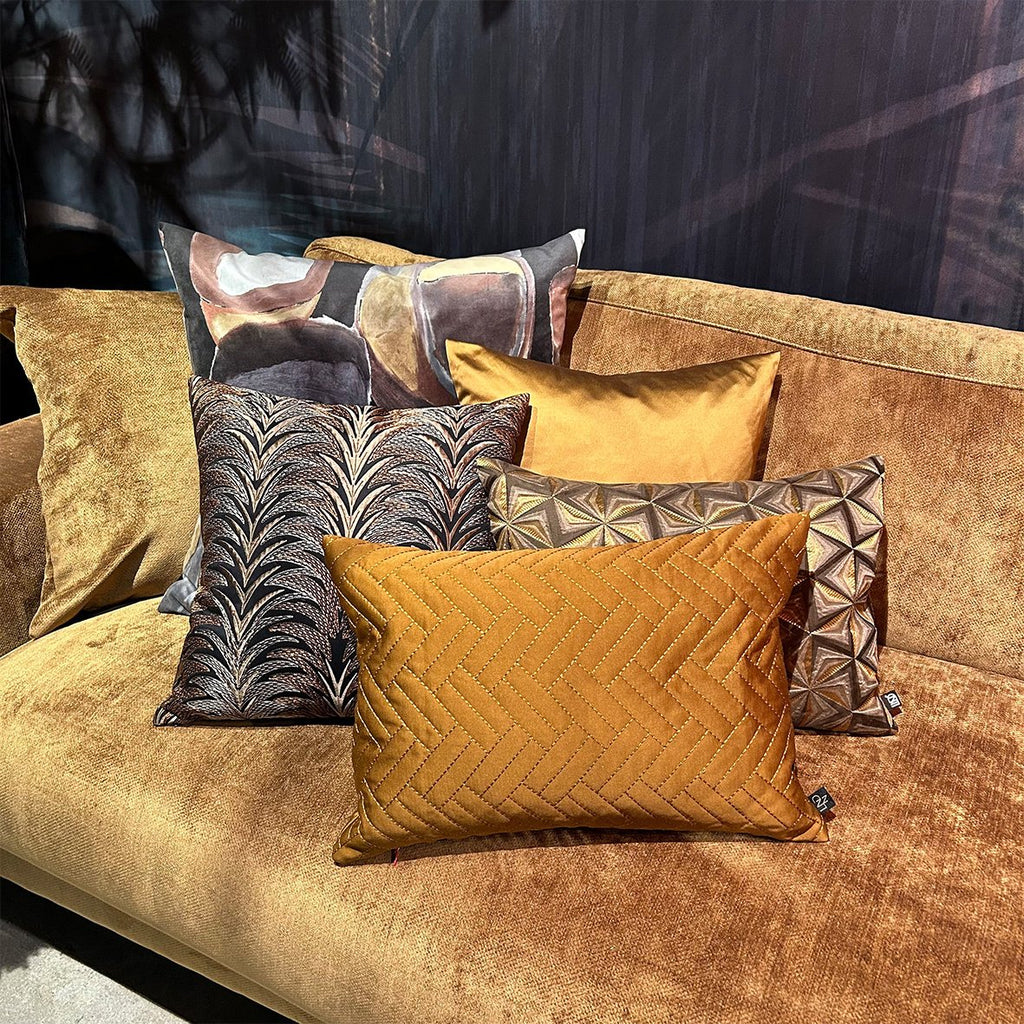 Sierkussen Fukuoka - Bruin - L50 B35