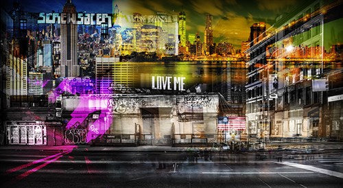 Foto Art - 'Manhattan street art'