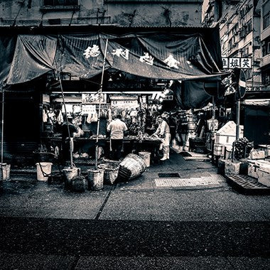 Foto Art - 'Mongkok seafood market'