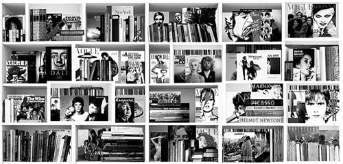 Foto Art - 'Music books, part I' (black & white)