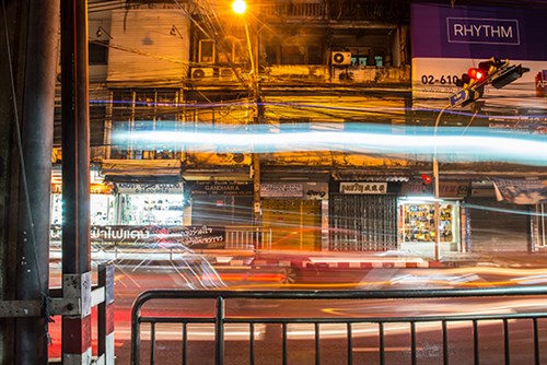 Foto Art - 'Neon city lights'