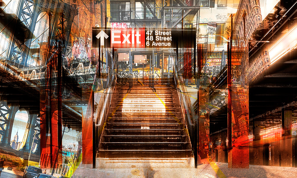 Foto Art - 'New York exit'