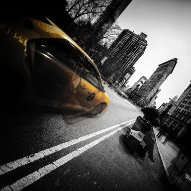 Foto Art - 'NY yellow cab'