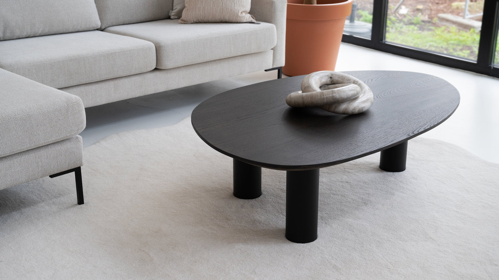 Salontafel Palermo - Ei vormig