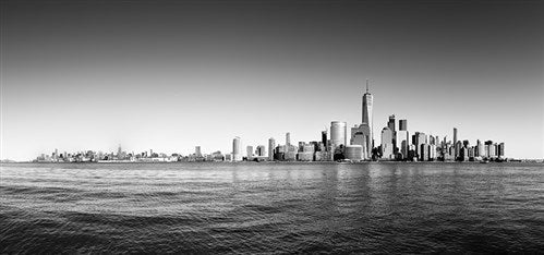 Foto Art - 'Panoramic views New York' (black & white)