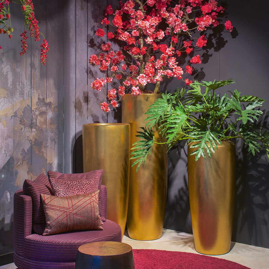 Plantenbak Ella - Goud - D46 H120