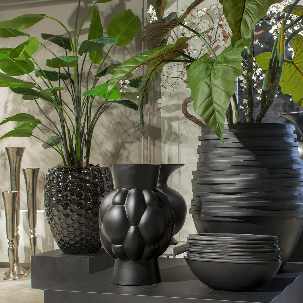 Plantenbak Granaat XL - Zwart - D40 H60