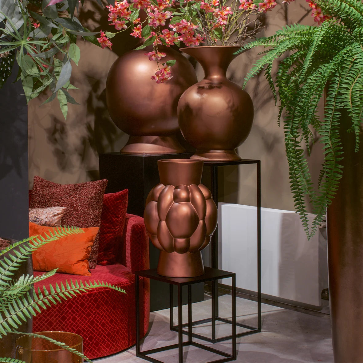 Plantenbak Granaat XL - Koper - D40 H60