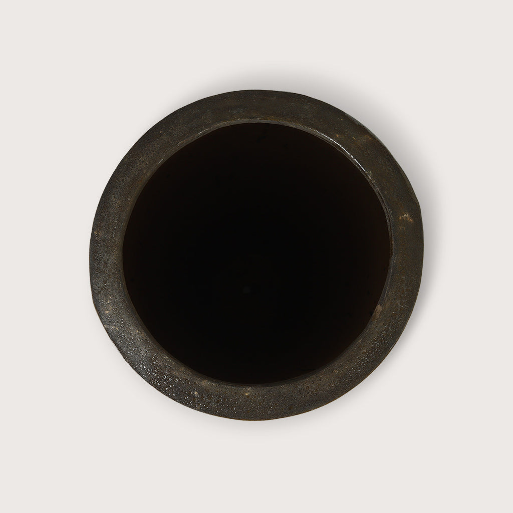 Plantenbak Klaas - Lava Bruin - D53 H120