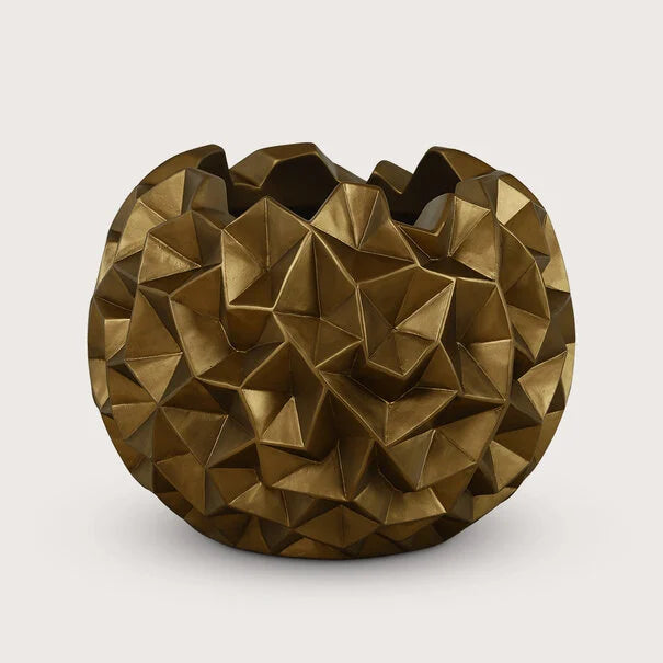 Plantenbak Krater - Goud - D52 H40