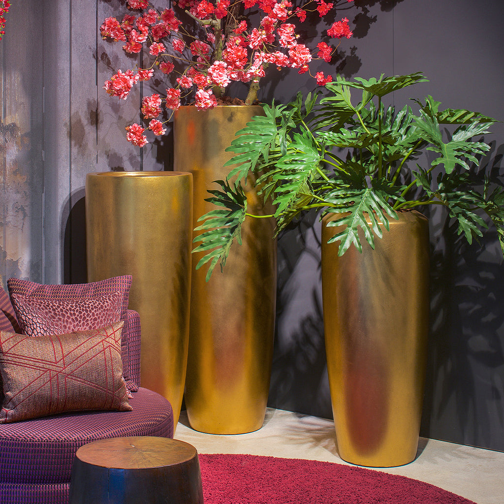 Plantenbak Luna - Goud - D46 H105