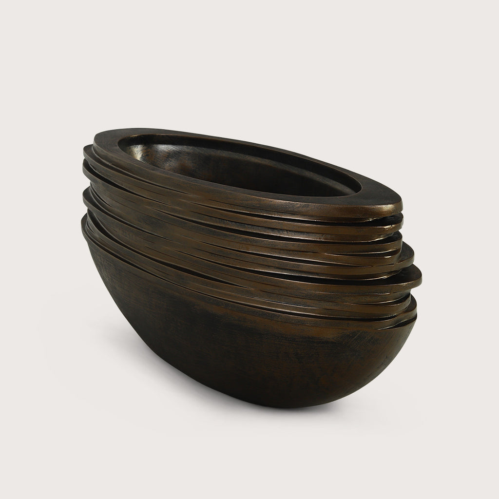 Plantenbak Roza Ovaal - Koper - L80 B32 H40