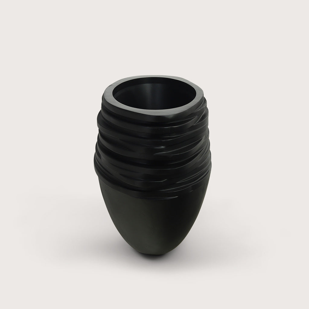 Plantenbak Roza Ovaal M - Zwart - L80 B32 H40