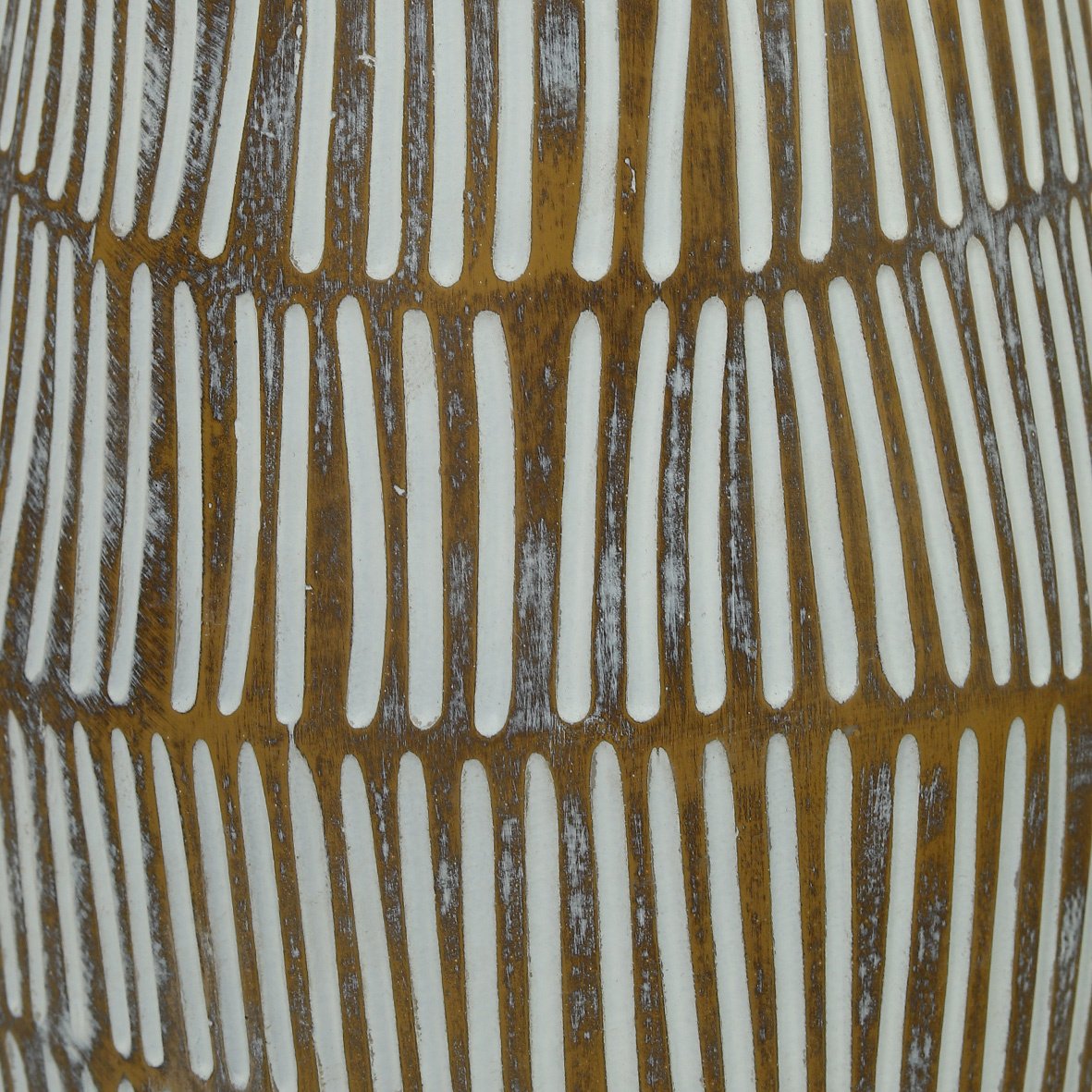 Vaas Ratan - Bruin/Wit - D17 H68.5