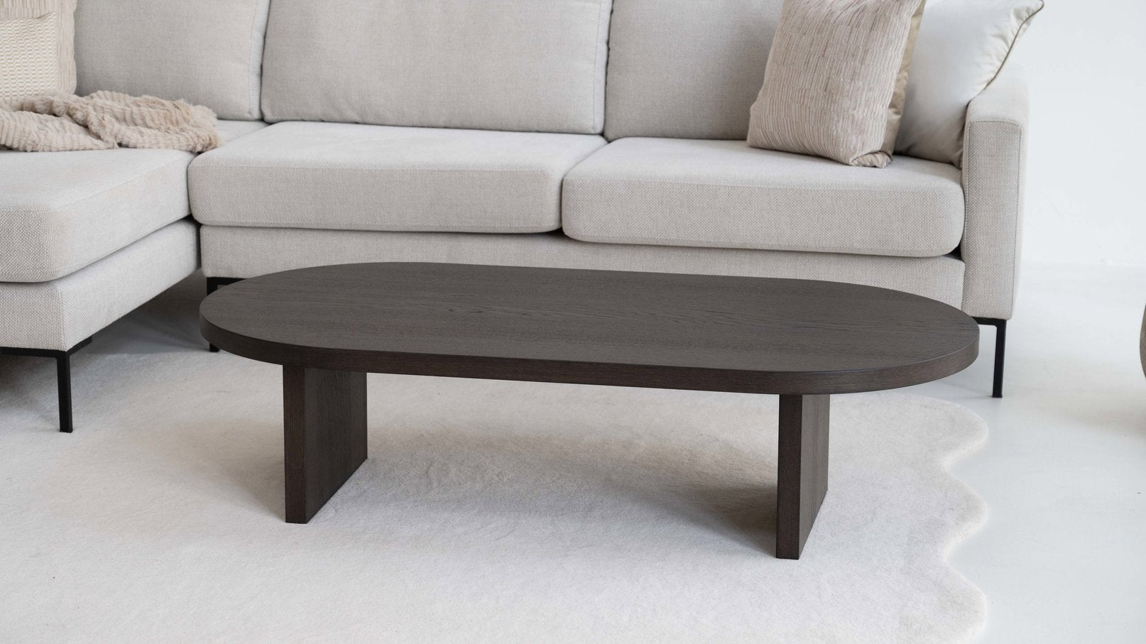 Salontafel Roma - Half ovaal