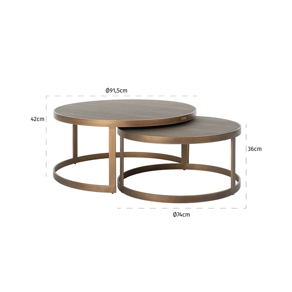 Salontafel Bloomville (set van 2) | Richmond Interiors