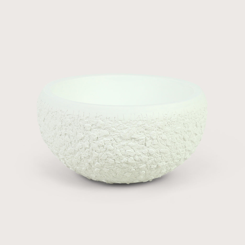 Schaal Asphalt - Wit - D40 H20