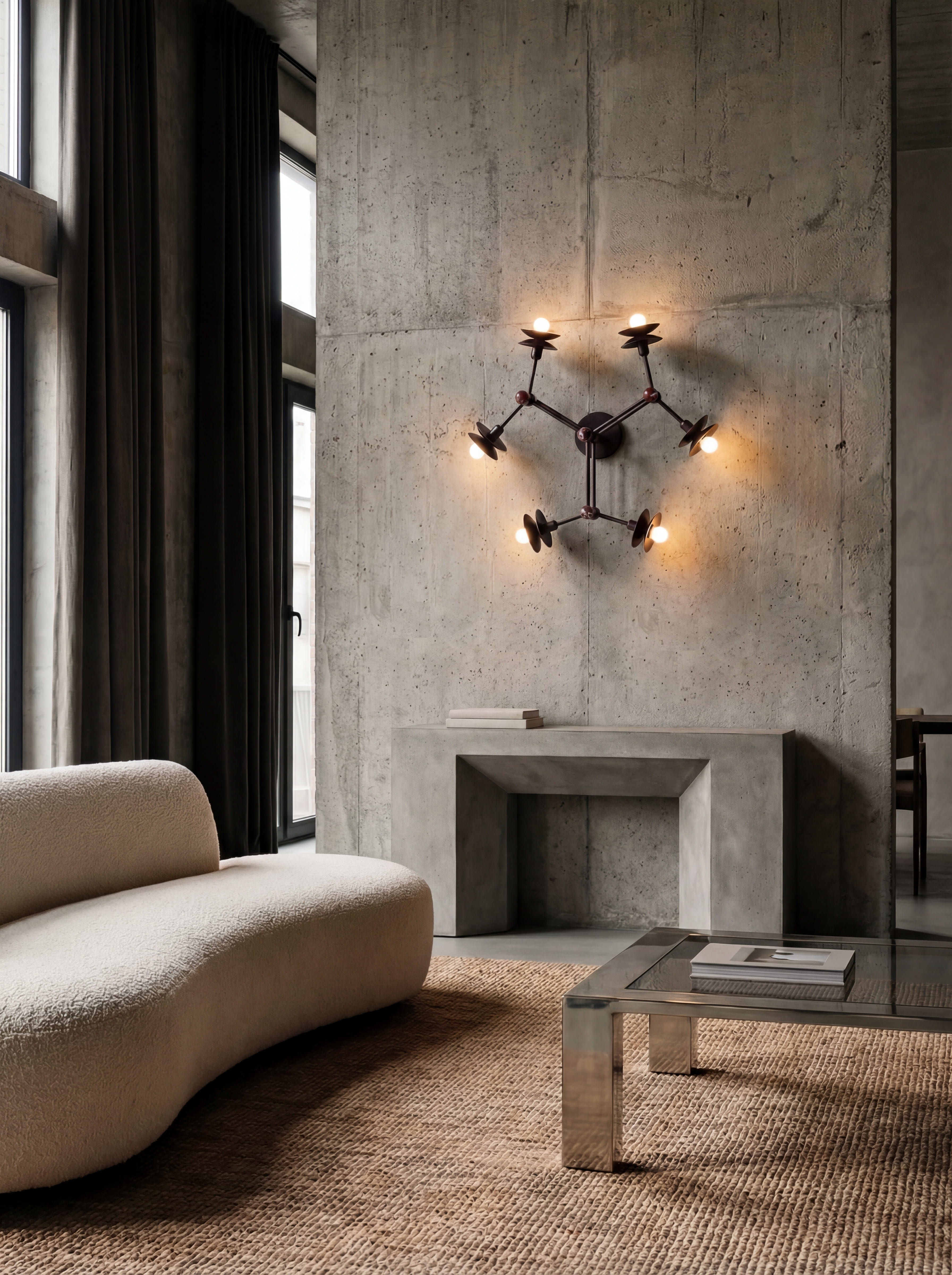 Wandlamp Babylon - 6 Bulbs
