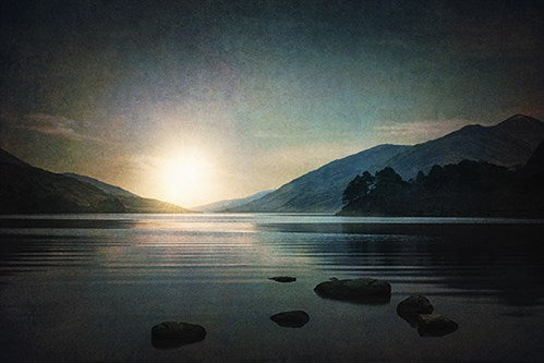 Foto Art - 'Scottish sunset'