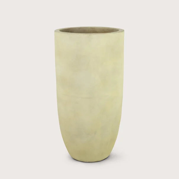 Plantenbak Terracotta - Wit - D56 H110