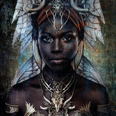 Foto Art - 'The Girl from Nuba'