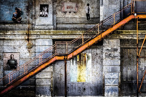 Foto Art - 'The Wall'